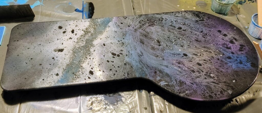 Galaxy epoxy tabletop