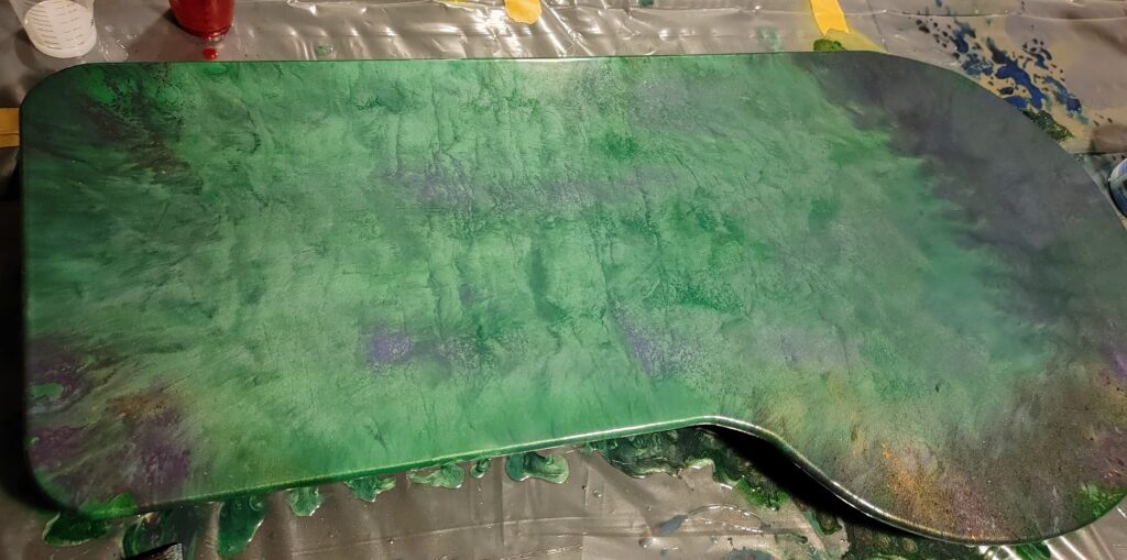 Jungle epoxy tabletop