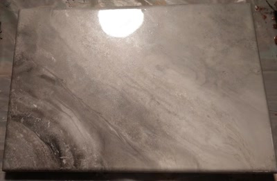 Gray marble epoxy color sample