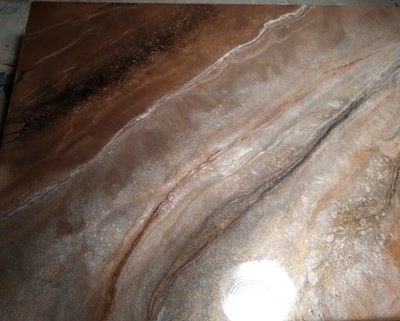 Sandstone glitter epoxy color sample