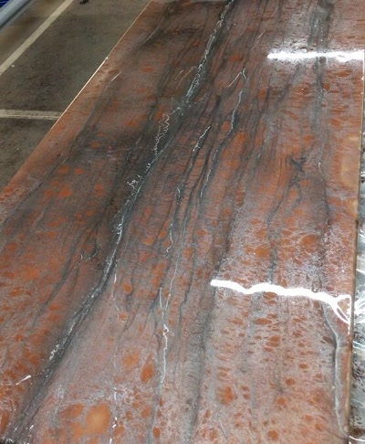 Sandstone epoxy color sample