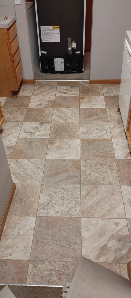 Sheet vinyl flooring