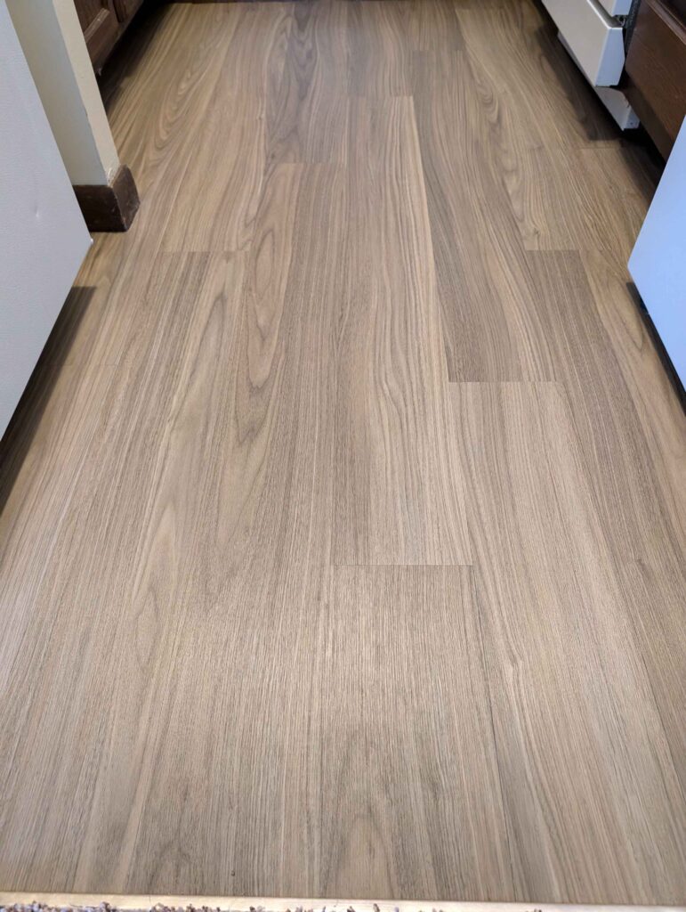 LVP scratches — after repair